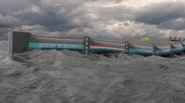 proiectul olandez de colectare a plasticelor din oceane cu ajutorul curentilor marini testat timp de un an in marea nordului