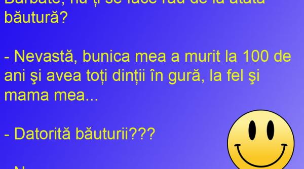 bancul zilei bautura dauneaza grav integritatii