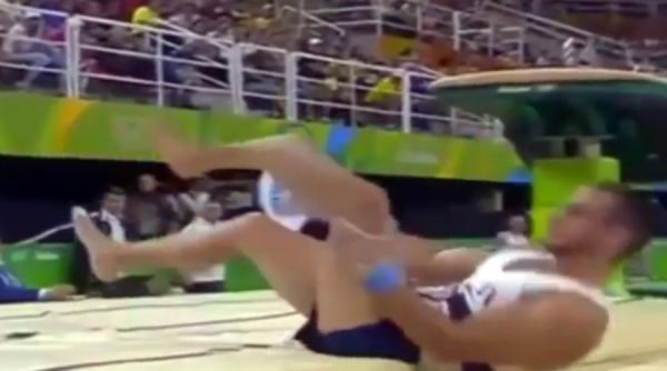 rio 2016 video gimnast francez cu fractura deschisa scapat e jos de medici