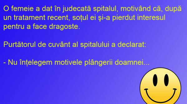 bancul zilei spital vs sex