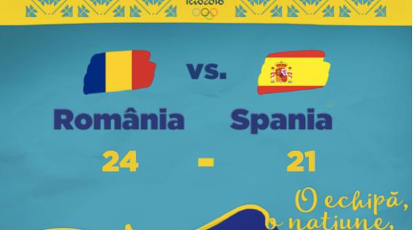 olimpiada handbal feminin romania victorie fabuloasa cu spania 24 21