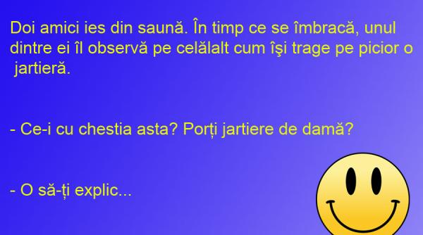 bancul zilei doi amici ies din sauna