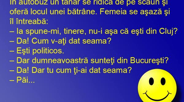 bancul zilei diferenta dintre un clujean si un bucurestean