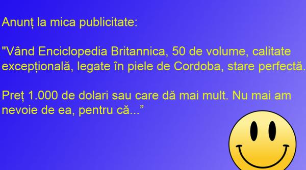 bancul zilei mica publicitate anuntul disperat al unui barbat insurat