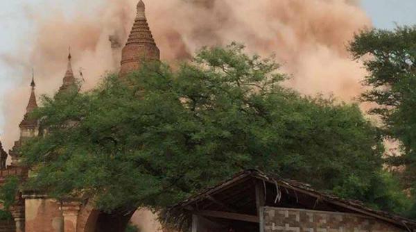 cutremur myanmar cel putin trei persoane au murit si zeci de pagode au suferit pagube majore