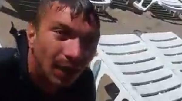 video salvamar aplaudat la scena deschisa dupa ce a reusit sa scoata din apa un barbat care se ineca