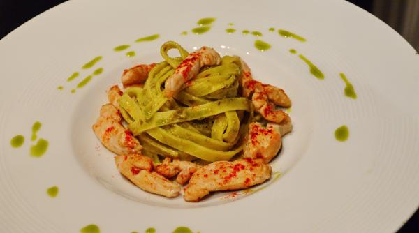 chef paul siserman recomanda tagliatelle cu pesto alla genovese si piept de pui
