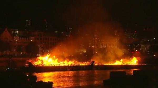 londra a marcat 350 de ani de la marele incendiu din 1666
