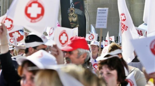 federatia sanitas pregateste o greva generala adevarata