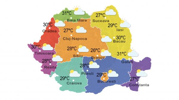prognoza meteo cum va fi vremea pe 12 13 si 14 septembrie 2016