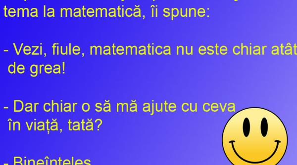 bancul zilei bula si matematica
