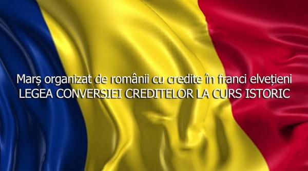 mars pentru conversie in capitala clientii cu credite in franci elvetieni protesteaza duminica avocatul piperea nu stati iesiti in strada