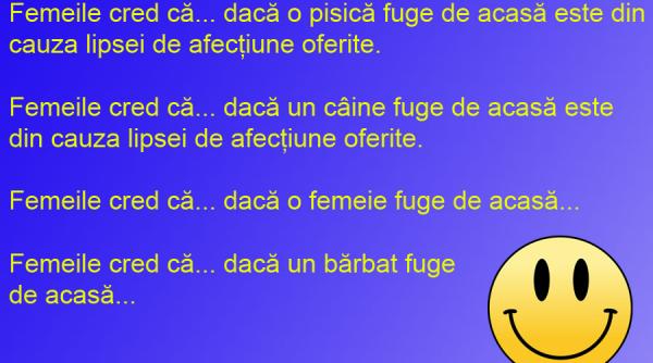 bancul zilei ce cred femeile despre animale barbati si femei