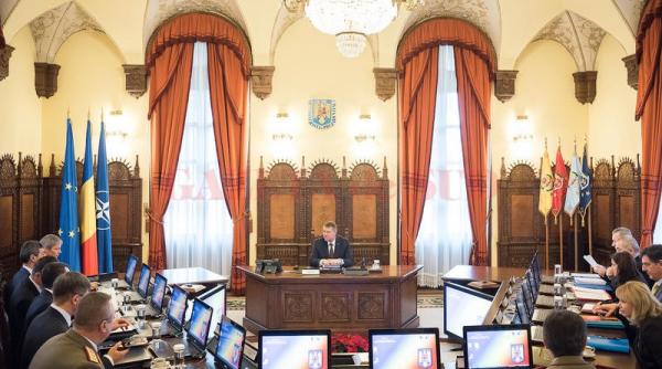 sedinta a consiliului suprem de aparare a tarii anuntata pentru marti