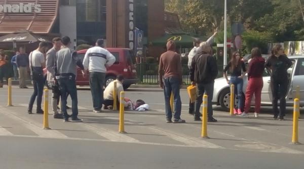 constanta o femeie a fost lovita de un autoturism pe trecerea de pietoni