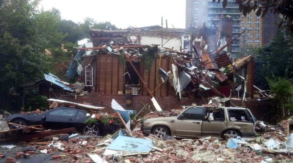 o casa in care se fabricau droguri a explodat iar un pompier si a pierdut viata