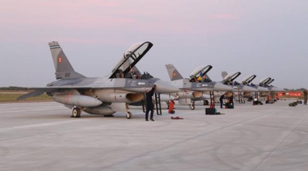 6 avioane f 16 flight falcon au ajuns in romania