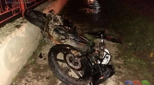 accident cumplit in constanta o motocicleta s a facut praf