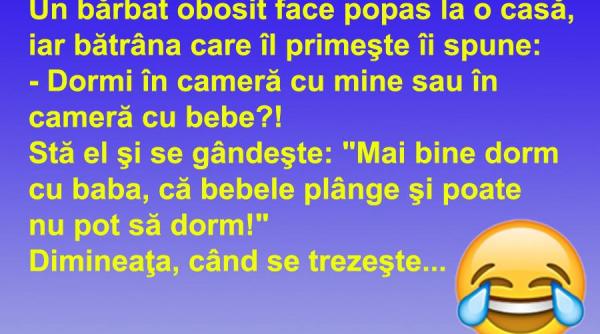 bancul zilei barbatul care n a inteles ca n are de ales