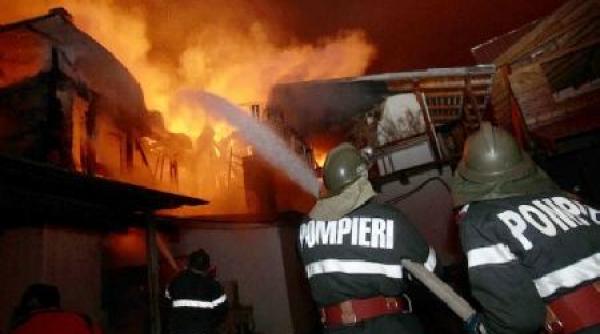 incendiu la o casa din comuna cobeanca