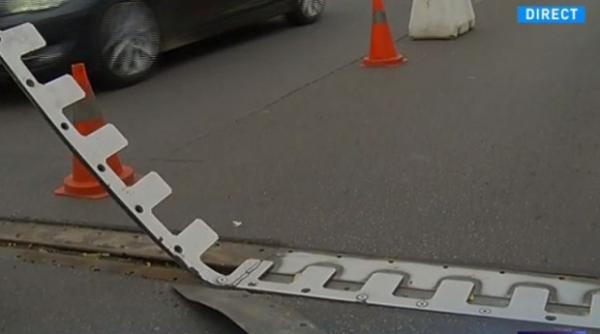 avarie a podului grant din bucuresti circulatia este oprita