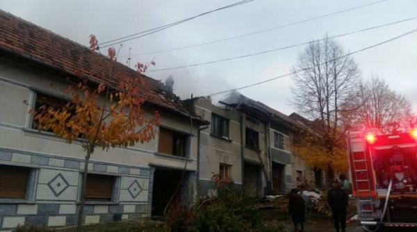 caras severin incendiu violent soldat cu o victima care a suferit arsuri de gradul ii