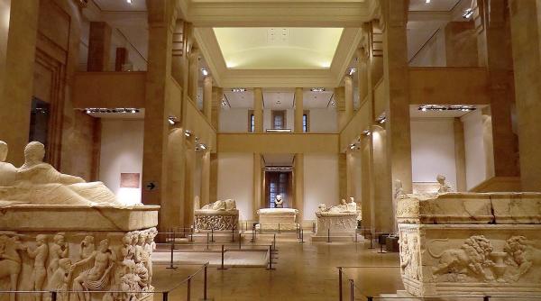 muzeul national din liban si a etalat comorile indelung ascunse unele fiind expuse in premiera