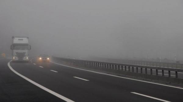 nou accident pe a2 din cauza cetii dense