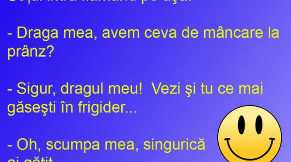 bancul zilei dragostea trece prin stomac dar mancarea sta in frigider