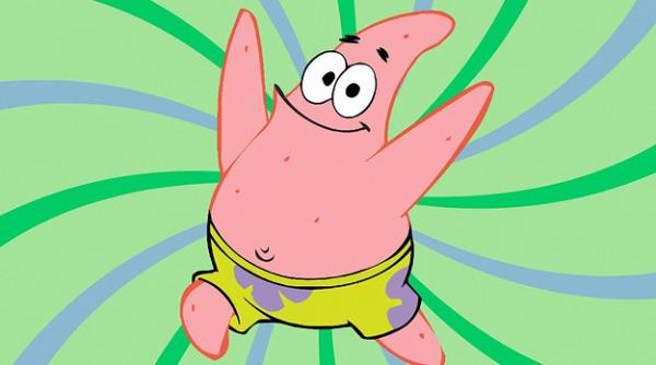 steaua sovietica de pe o cladire din rusia transformata in personaj de desene animate