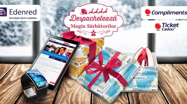 p fii un sef imposibil de uitat de sarbatori ofera ticket cadou si compliments card angajatilor tai