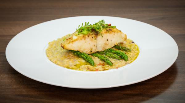 chef paul siserman va propune risotto de linte verde cu butterfish