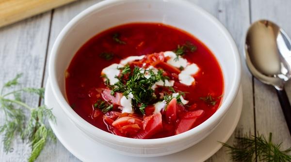 reteta zilei bors rusesc cu sfecla rosie