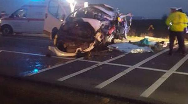 video accident grav pe e85 4 morti si 4 raniti