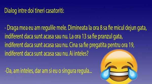 bancul zilei proaspat casatoriti reguli pe masura