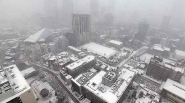 dupa 54 de ani tokyo s a trezit sub un strat consistent de zapada