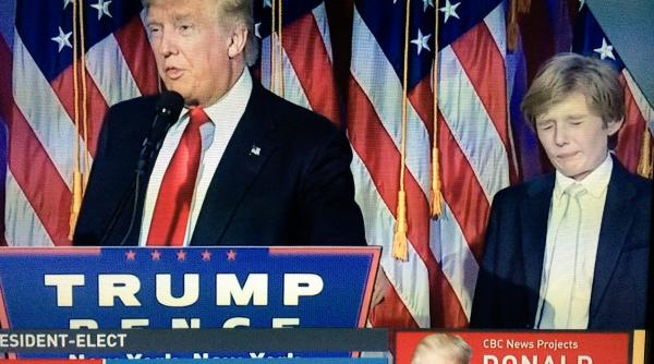 video este fiul cel mic al lui donald trump autist