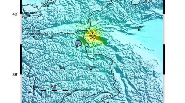 doua cutremure de suprafata deosebit de puternice au avut loc la granita dintre china tadjikistan si kargastan