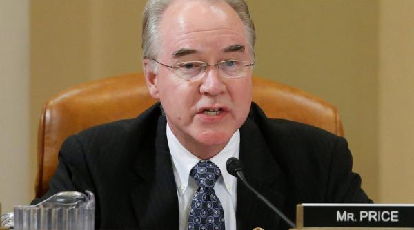 tom price este nominalizat ministru al sanatatii de catre donald trump