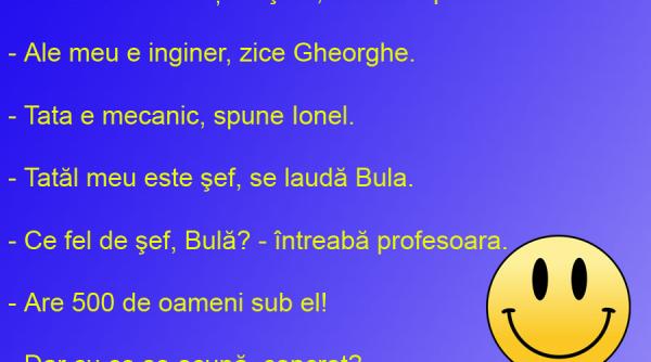 bancul zilei profesoara curioasa si meseria cuvioasa