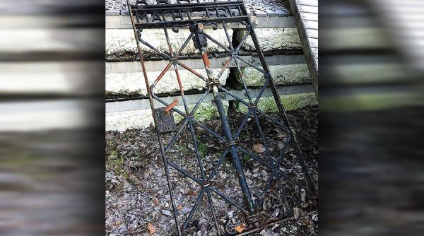 poarta furata a lagarului de concentrare de la dachau gasita in norvegia