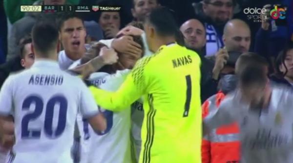 barcelona real madrid 1 1 egal pentru real