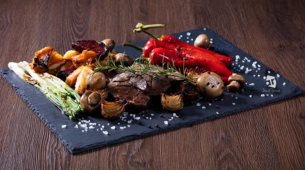 ceafa de mistret la cuptor cu legume