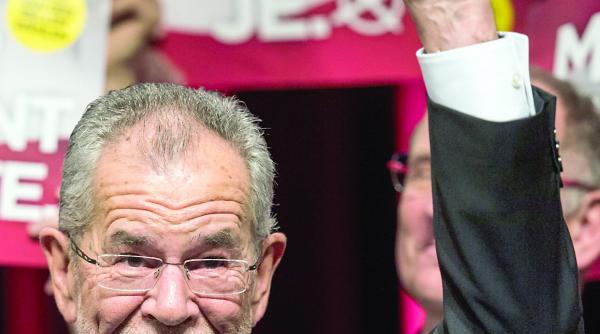 van der bellen noul presedinte al austriei