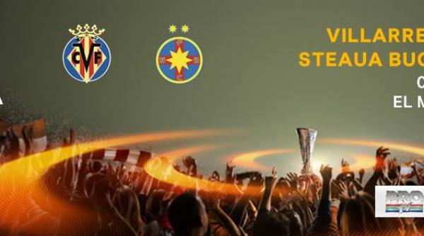 europa league villarreal steaua echipele de start