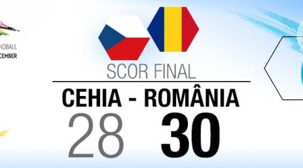 handbal feminin romania a invins greu cehia la euro 2016 cu 30 28