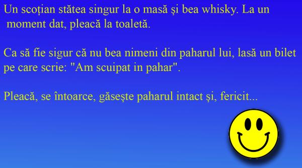 bancul zilei scotianul mai mult pagubeste