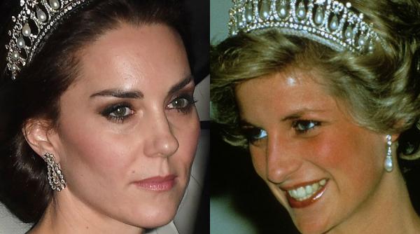 tiara printesei diana a stralucit din nou la receptia diplomatica anuala de la palatul buckingham