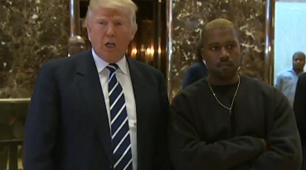 video proaspat iesit din spital rapperul kanye west s a intalnit cu donald trump