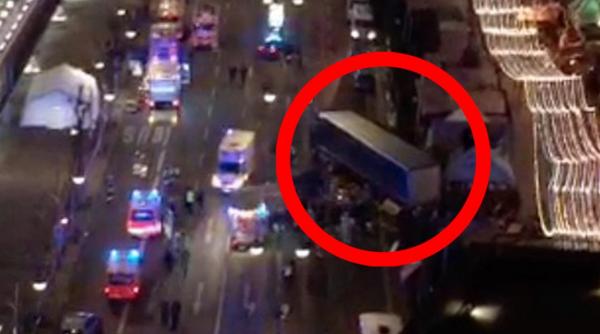 atentat la berlin un camion a intrat in multime la un targ de craciun sunt mai multi morti si zeci de raniti